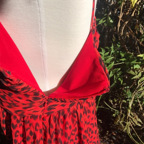 NINE WEST Silk Chiffon Dress NWOT! - Picture 6 of 8